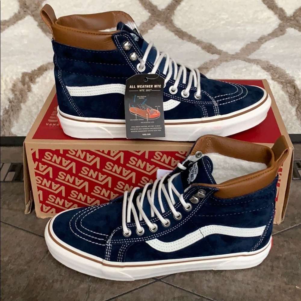 VANS SK8-Hi Mte Dress Blues/Marshmallow men’s - Picture 15 of 16